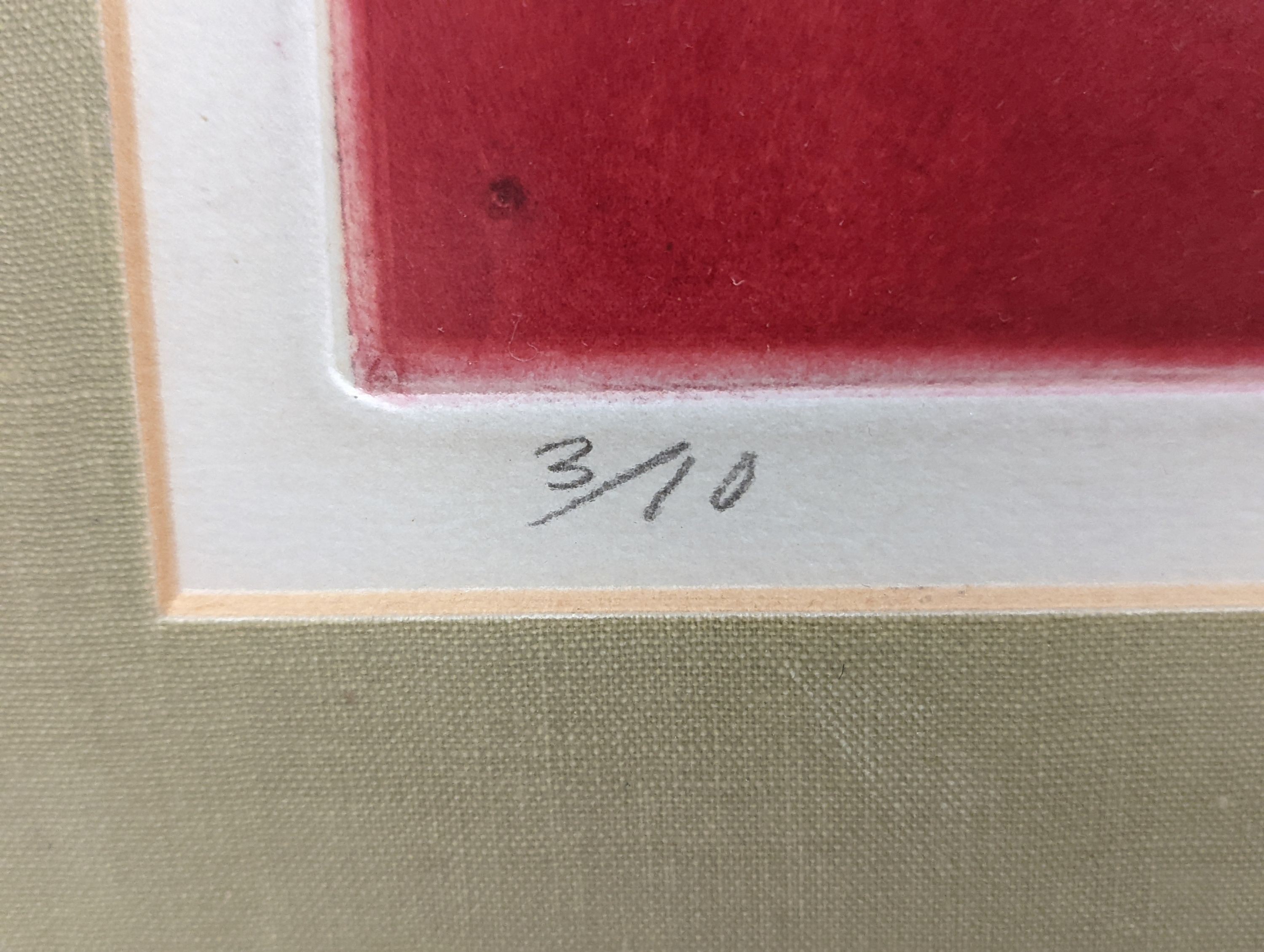 Modern British, limited edition print, 'Scorpio', signed in pencil, 3/10, 33 x 50cm